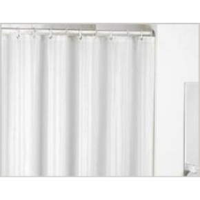 Satin Stripe Shower Curtain (Case Qty 6) - Click to enlarge