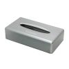 Rectangle Tissue Box Cover, Satin Chrome Finish (Case Qty 6)