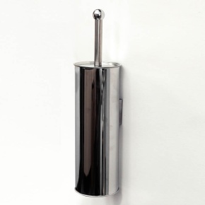 Toilet Brush Holder, Chrome, Wall Mounted (Case Qty 6) - Click to enlarge