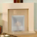 The Miami Ivory Marfil Fireplace