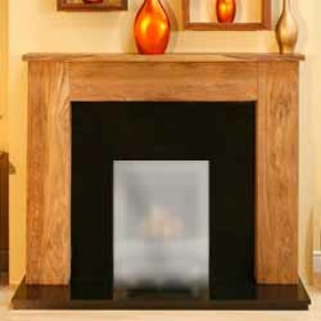 The Sheesham Granite Fireplace