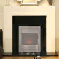 The Miami Ivory Black Granite Fireplace (Fire not included)