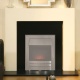 View The Miami Ivory Black Granite Fireplace (Fire not included)