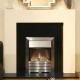 View The Miami Ivory/Black Electric Fireplace Suite