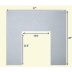 The Botticino Fireplace Back Panel