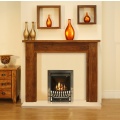 The Kingston and Marfil Fireplace with Adam Silver Gas Fire