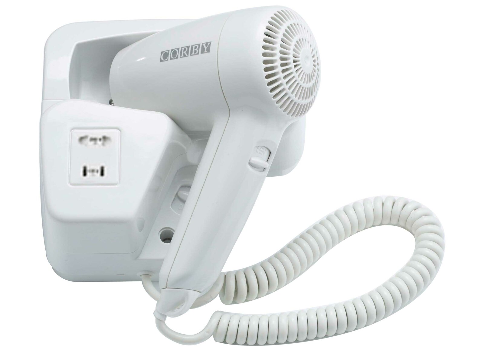 Medic Linics SC0010CS Asciugacapelli Da Parete 1200W - Nero, Con Supporto E 2 Velocità - Foto 9