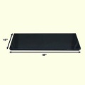The 48" Black Granite Fireplace Hearth (Solid Fuel)