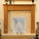 View The Option Oak Botticino Fireplace