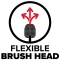 Flexible brush head