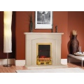 Aurora California Limestone Fireplace 