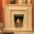 The Provence Egyptian Beige Marble Fireplace