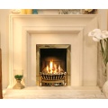 The Provence White Limestone Fireplace