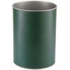 Bedroom Bins, Luxury Vinyl Covered Steel, Curled Top, Green (Case Qty 6)