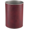 Bedroom Bins, Luxury Vinyl Covered Steel, Curled Top, Plum (Case Qty 6)