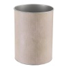Bedroom Bins, Luxury Vinyl Covered Steel, Curled Top, Stone (Case Qty 6)