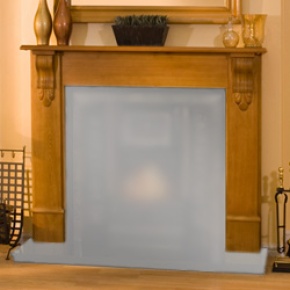 The Victorian Corbel Golden Pine Fire Surround