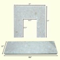 The 54" Botticino Fireplace Marble Set