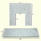 View The 54" Botticino Fireplace Marble Set