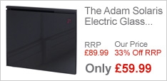 The Adam Solaris Electric Glass Panel Heater