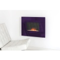 Nexus in Purple Wall Mounted Electric Fire