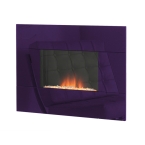 Nexus in Purple Wall Mounted Electric Fire