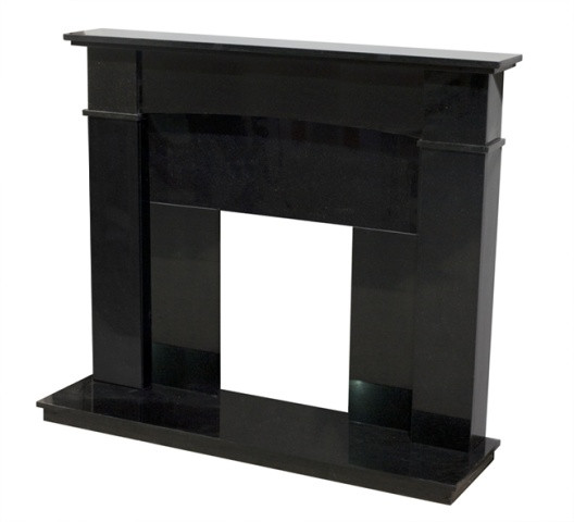 Aurora Newmarket Black Granite Fireplace Surround