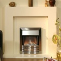 The Miami All Ivory Electric Fireplace