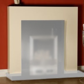 The Miami White Fire Surround