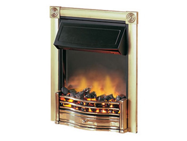 Dimplex Horton Electric Fire In Brass Fireplace World