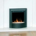 The Dimplex X1 Black Electric Fire with Optiflame Effect