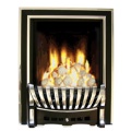 The Ekofires EKO 3060 Pebble Gas Fire (Chrome-Black/Chrome Elegance)