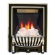 View The Ekofires EKO 3010 Pebble Gas Fire (Chrome-Black/Chrome Elegance)