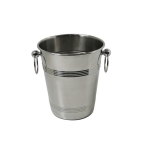 Stainless Steel Wine Bucket with Ring Handles (Case Qty 1)