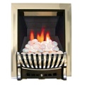Ekofires EKO 3010 Pebble Gas Fire (Silver/Chrome Elegance)