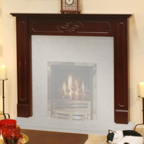 48" Option Mahogany Fire Surround