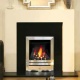 View The Miami Ivory Granite Fireplace with Contemporary Vogue Gas Fire