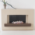 The Adam Sambro Walnut Electric Fireplace
