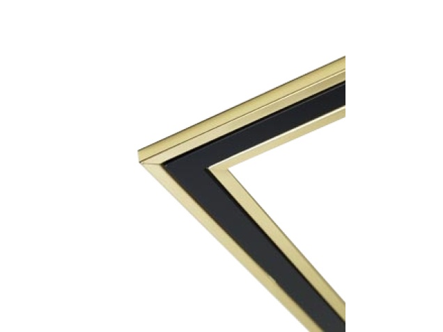 Focal Point Fire Trim in Brass and Black | Fireplace World