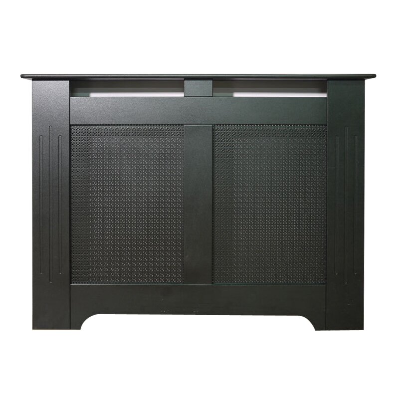Medium Black Burford Radiator Cover, 1200mm Fireplace World