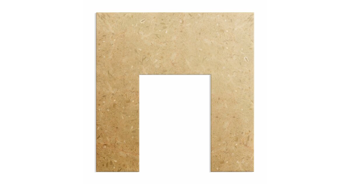 Fireplace Back Panel In Botticino Marble 37 Inch World