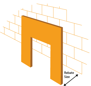 Rebate Size Diagram