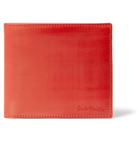 Paul Smith Burnished Leather Billfold Wallet