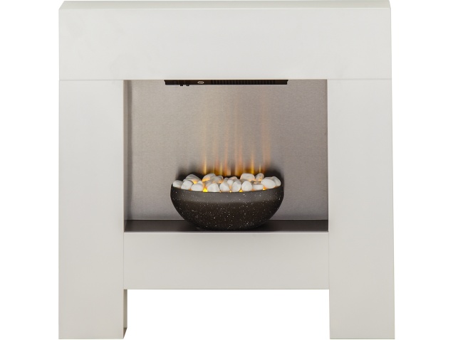 Adam Cubist Electric Fireplace Suite In White 36 Inch World Adam Cubist Electric Fireplace Suite In White 36