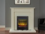 Adam Sutton Fireplace Suite in Cream with Blenheim Electric Fire in ...