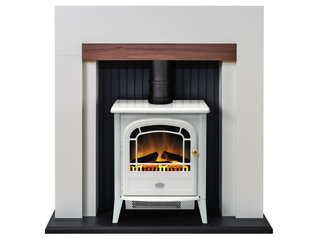 Adam Salzburg Stove Suite In Cream With Courchevel Electric Adam Salzburg Stove Suite In Cream With Courchevel