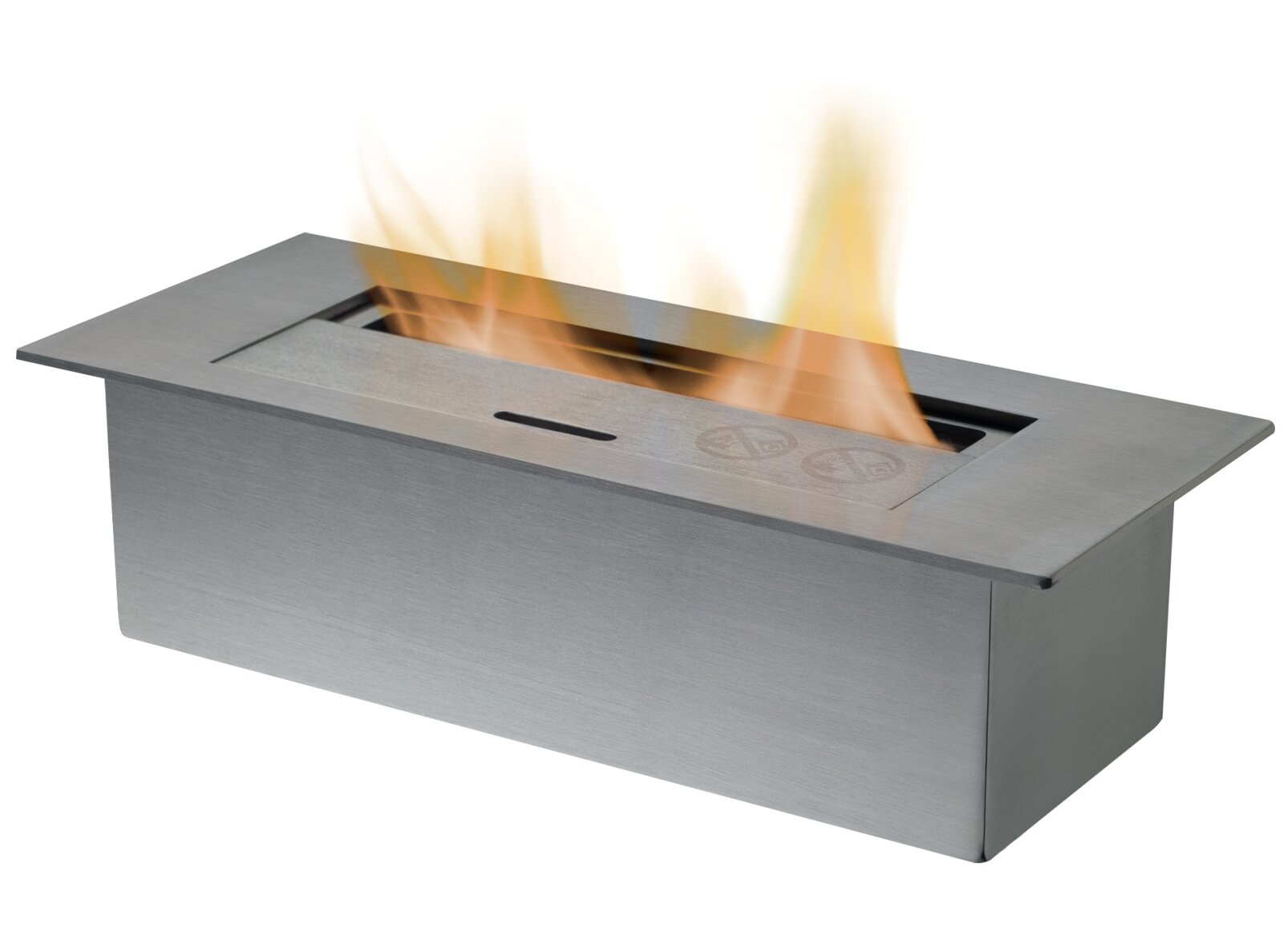 Large Bio Ethanol Burner in Stainless Steel, 3 Litre Capacity ...