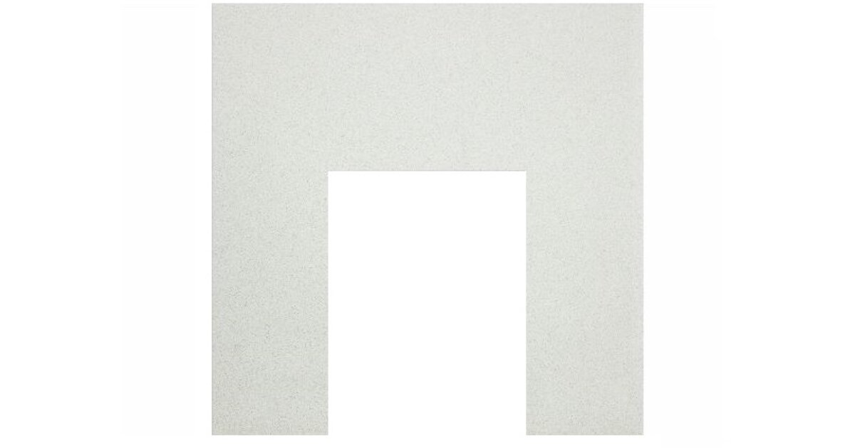 Fireplace Back Panel In Sparkly White Marble 37 Inch World