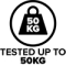 Tested up to 50kg