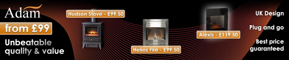Electric Fires and Heaters From Adam